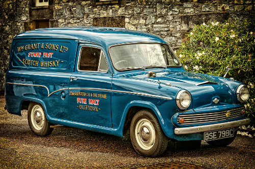 Classic company van