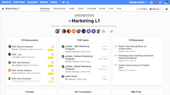 ProofHub screenshot