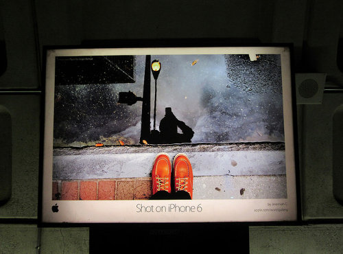 Apple iPhone billboard ad