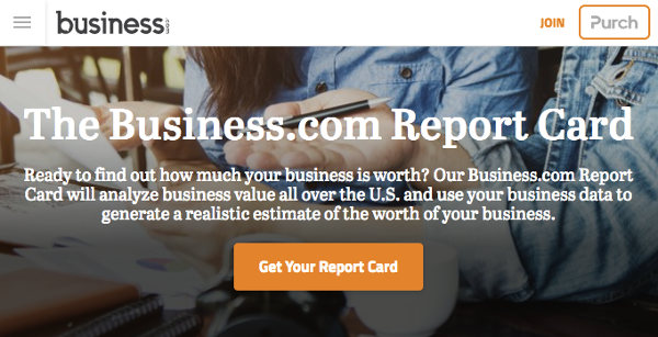 Business.com Report Card - screenshot