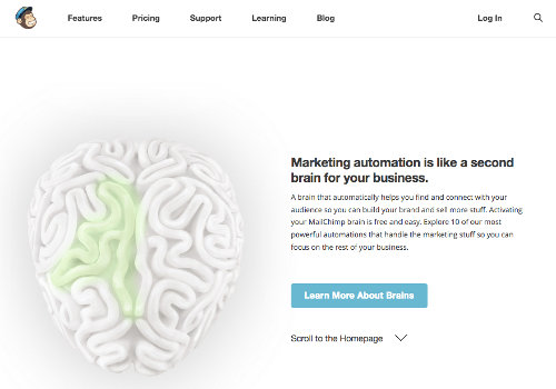 MailChimp screenshot