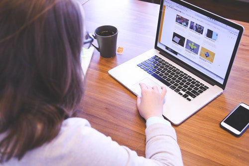 Accessing business website