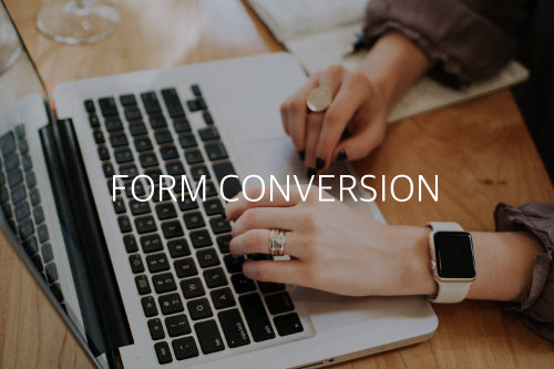 Form conversion rate optimization