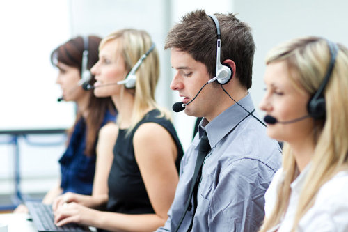 Call center outsourcing staff
