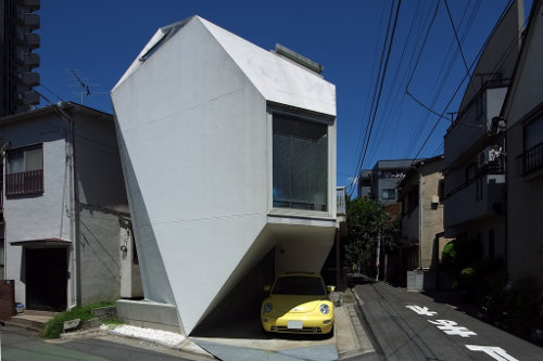 Unique building in Tokyo