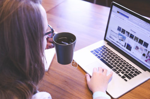 Browsing business website