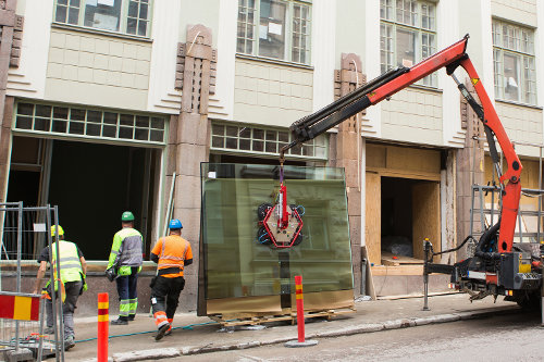 Retail space construction