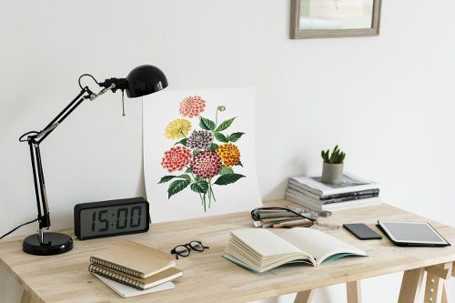 Cozy workspace