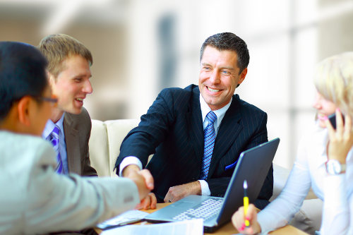 Business expansion meeting