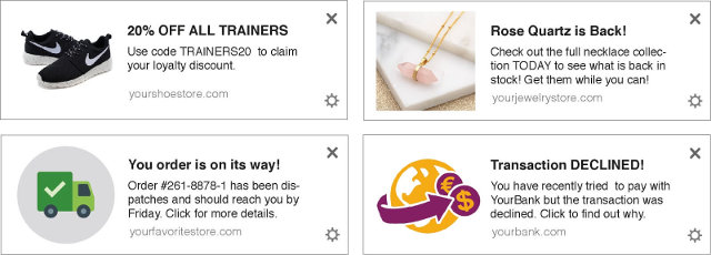 Push notification examples