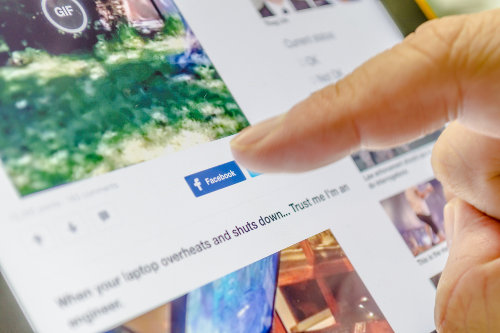 Facebook button