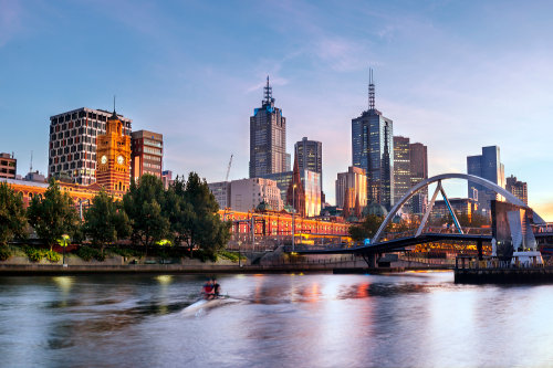 Melbourne in the morning