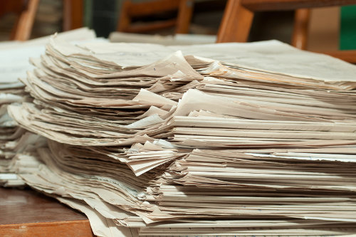Damaged old documents