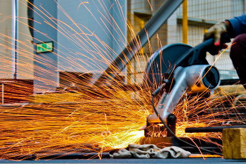 Working with heavy machinery