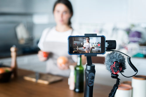 Live video streaming for marketing