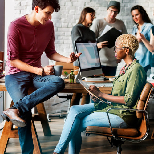 Multi-national business startup team