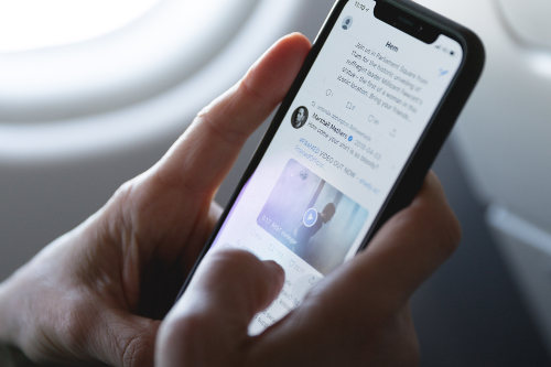 Browsing on smartphone