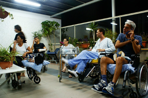 Hospital disabled wing