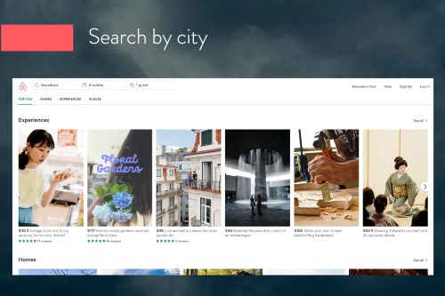 Online short term property rental platform