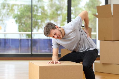 Worker comp covers back injury