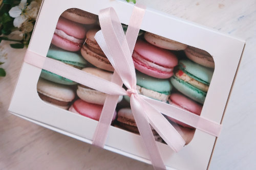 French macarons gift box
