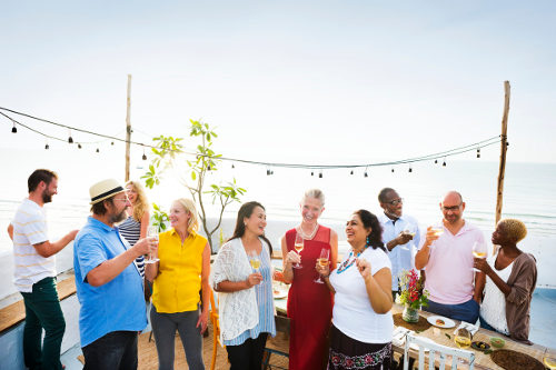 Fun business launch event