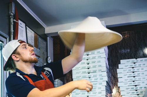 Pizzeria owner