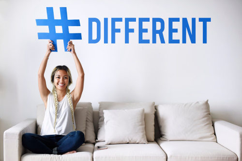 Hashtag text image