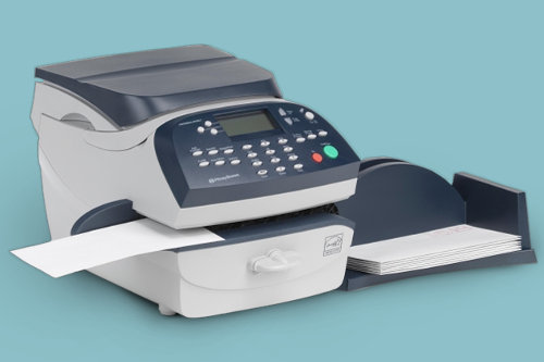 Franking machine guide