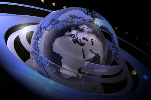 Animated image of the Earth