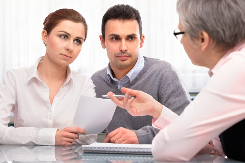 Solicitor advising client on property disputes