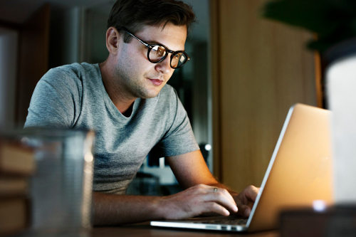 Browsing business website