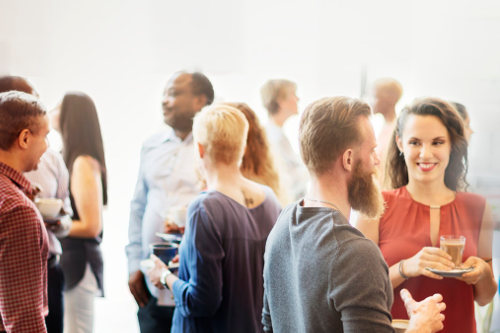 Business networking event and meeting