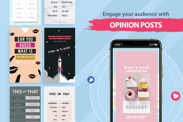 Instagram story templates