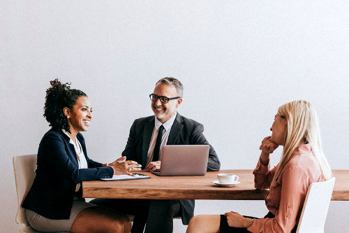 New business team meeting