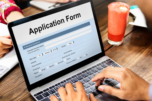 Accessing online application forms