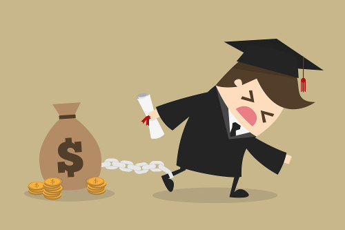 Burdensome student debt