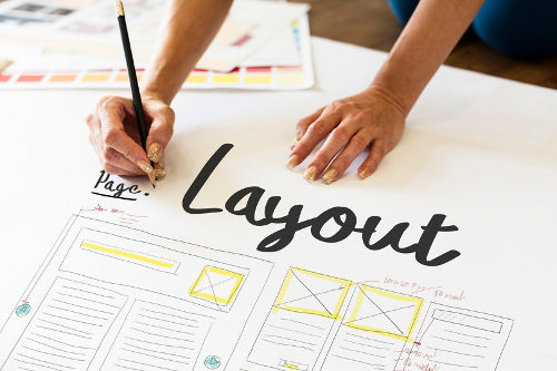 Website visual hierarchy
