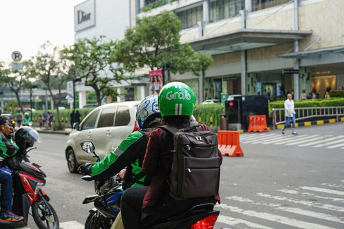 Grab motorcycle taxi