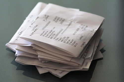Business receipts