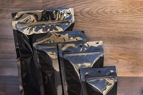 Mylar bags in variou sizes