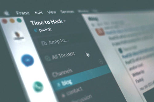 Slack app dashboard