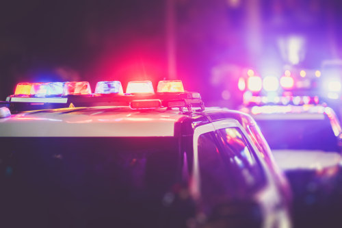 Police DUI checkpoint