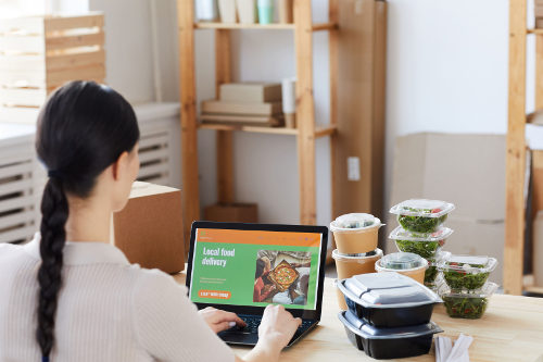 Online food ordering system