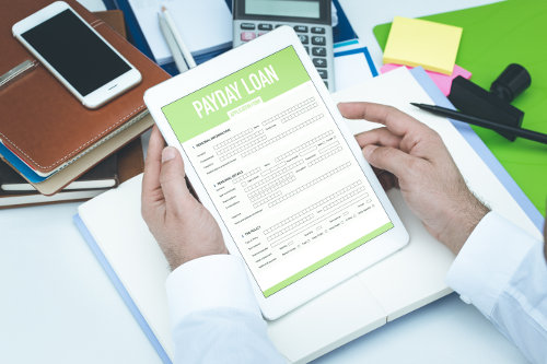 Payday loan application