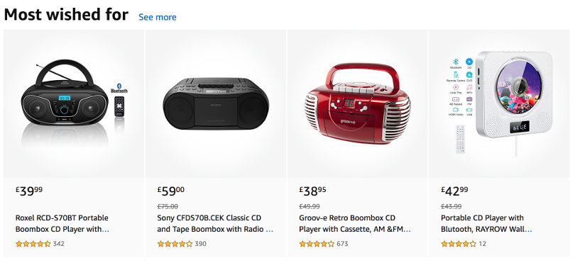 Product search on Amazon
