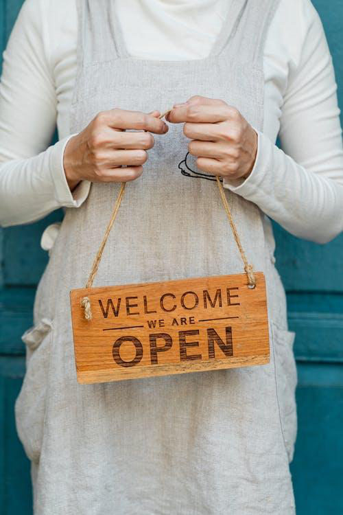 Open for business