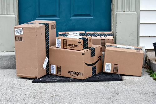 Amazon delivery boxes