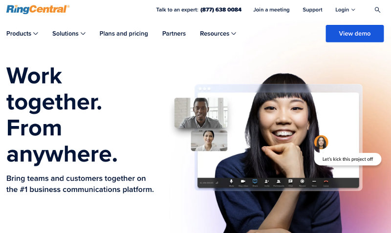 RingCentral screenshot