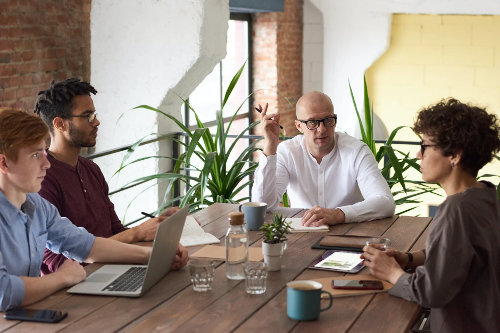 Business growth meeting